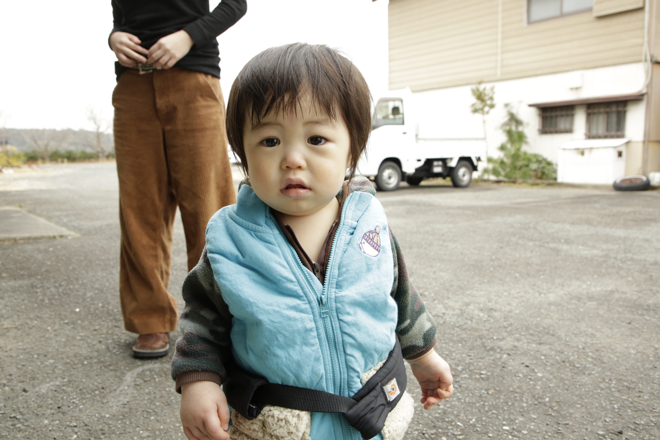 本橋さんのお子さんが写っている写真。